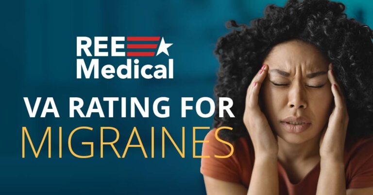 Veteran experiencing migraine.