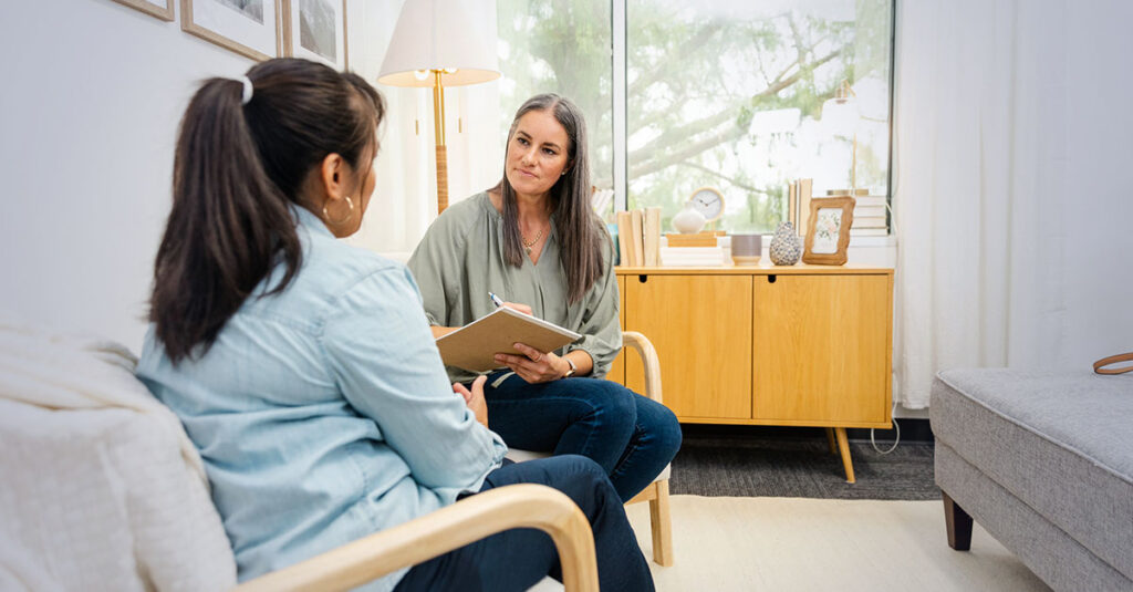 Veteran in a medical consultation to get a DBQ for migraines.