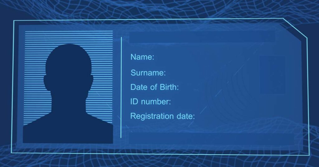 Military identification profile.