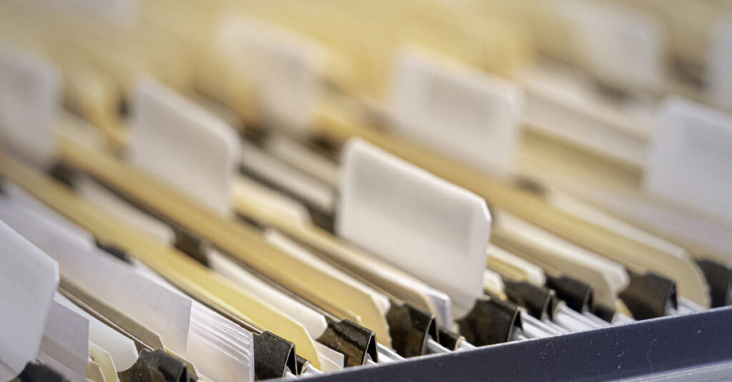 Military service records and documents.