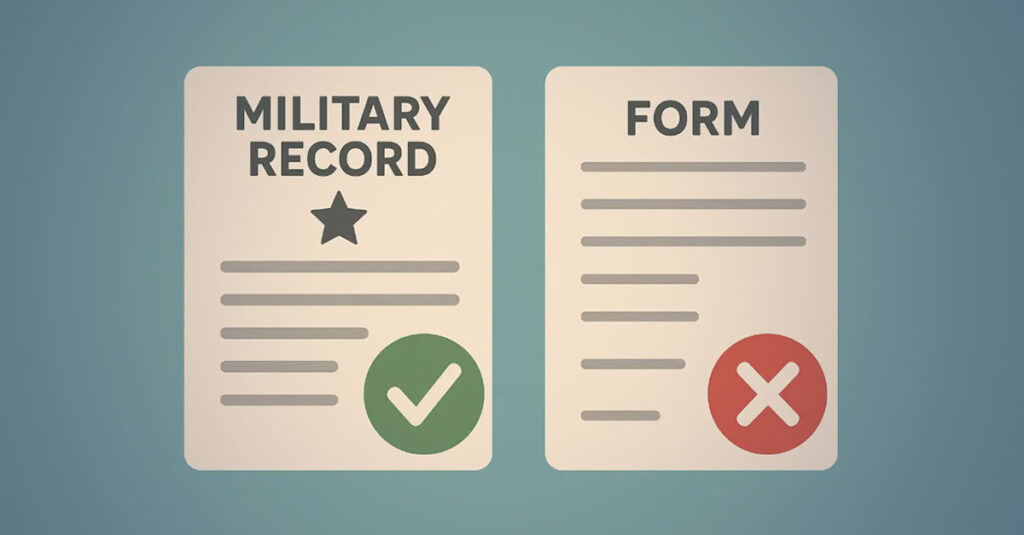 VA form completion guidelines.