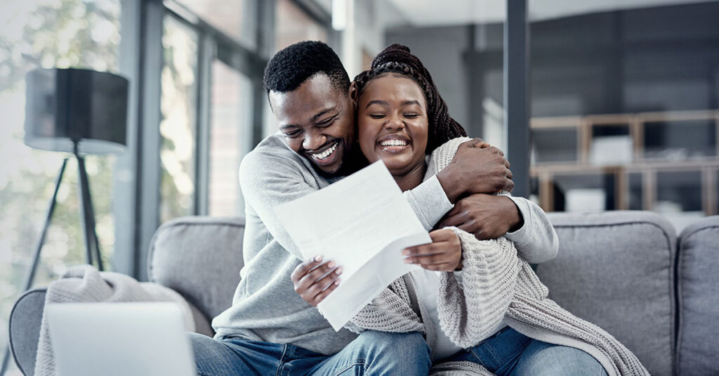 Happy veteran couple after receiving nexus letters.