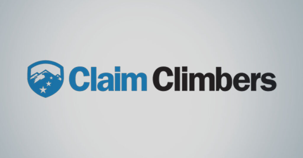 Claim climbers logo.