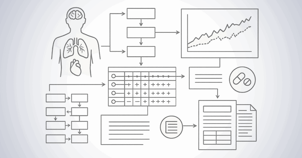 Flow chart illustration.