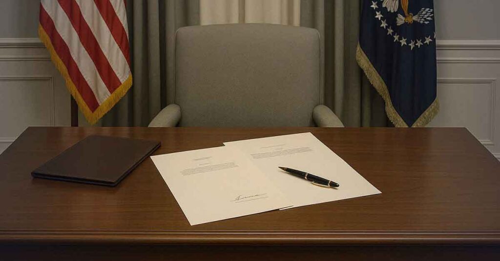 The oval office in 1954.