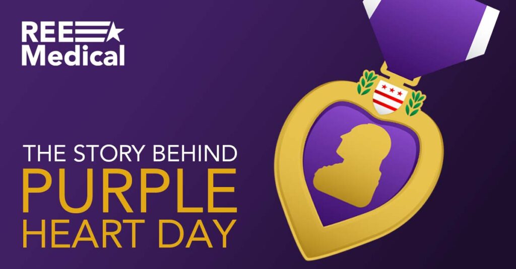 The story behind purple heart day.