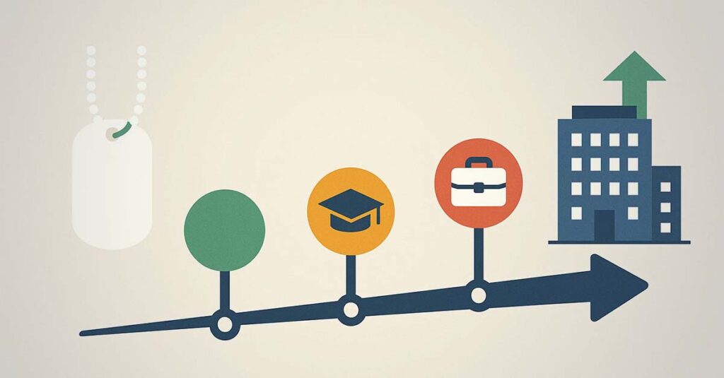 Skill mapping for veterans.