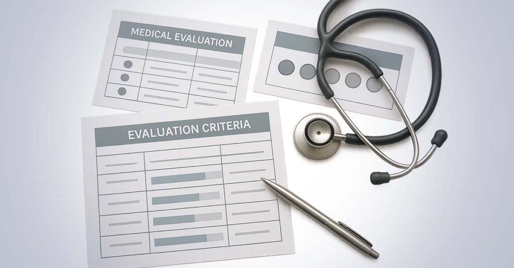 VA medical evaluation criteria.