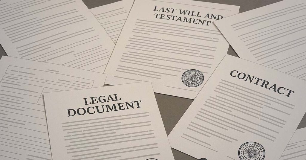 Veteran disability claim paperwork.