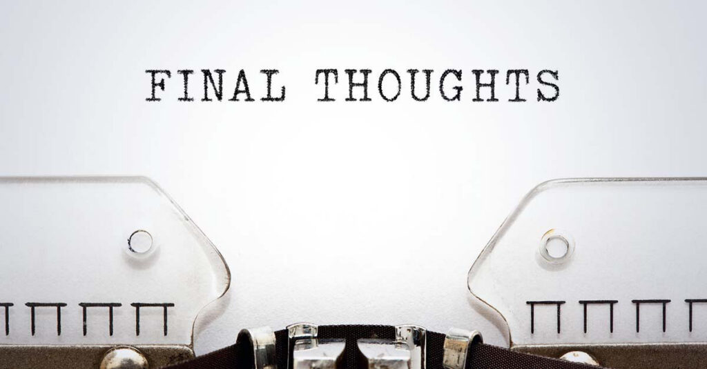 Final thought illustration.