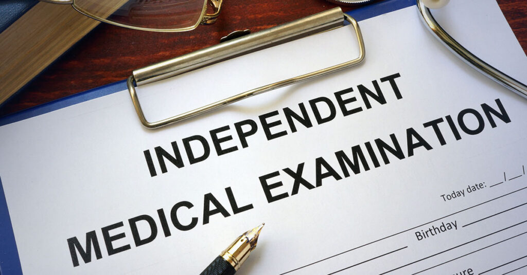 Independent medical examination veteran.