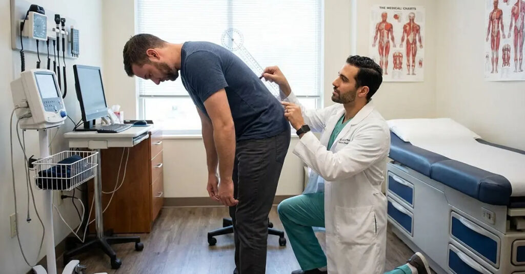 VA rating for lumbosacral strain doctor.