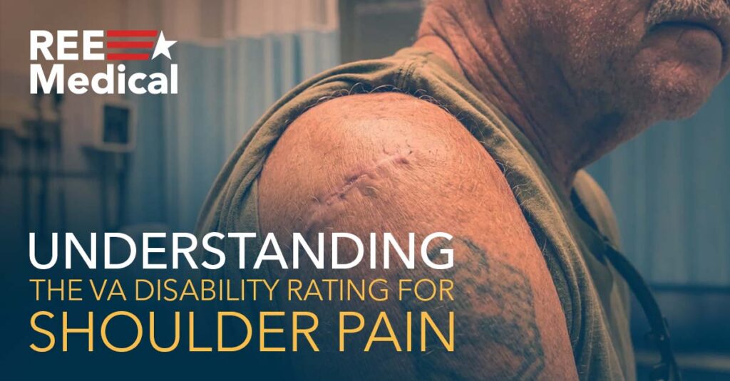 VA rating for shoulder pain.