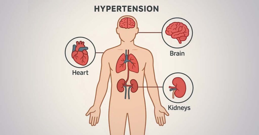Secondary Conditions from Hypertension.