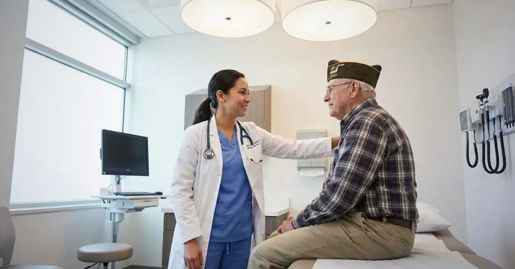 Independent medical evaluation for VA disability claim.