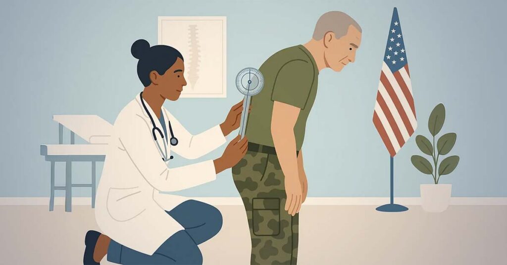 VA spine evaluation process.