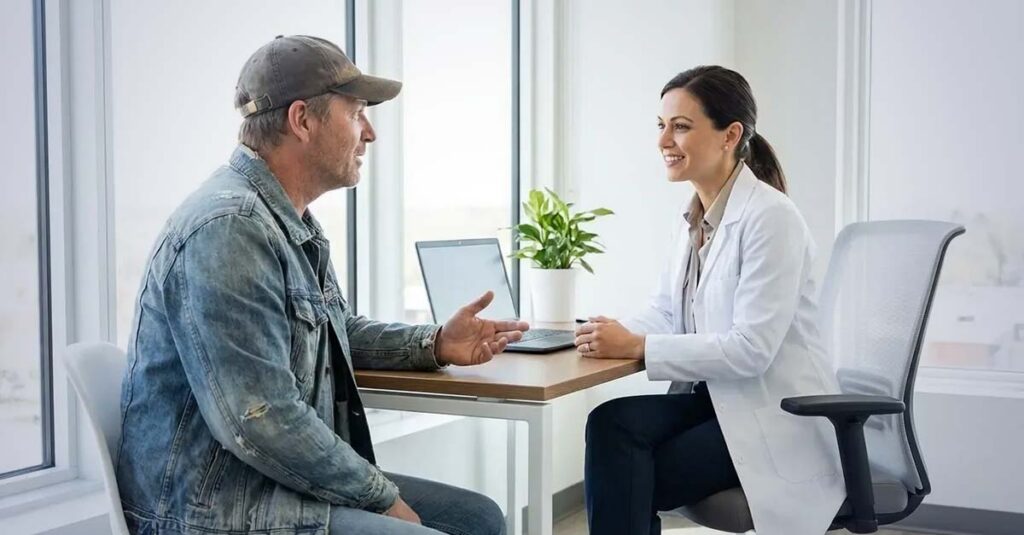 Veterans accessing healthcare while disability claims process.