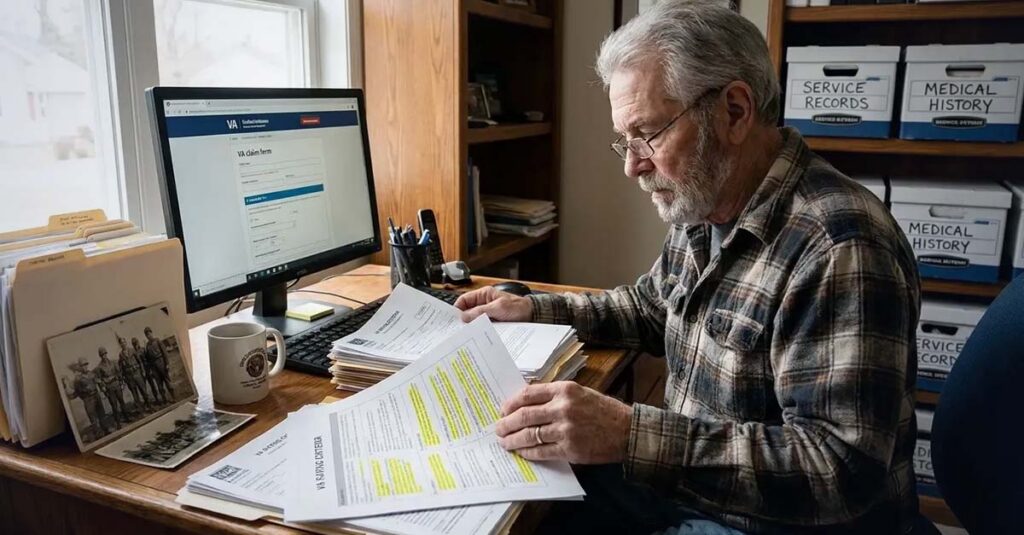 Medical documentation review for VA claims.