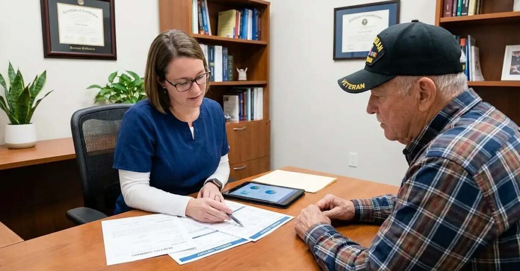REE Medical veterans benefits documentation assistance process.