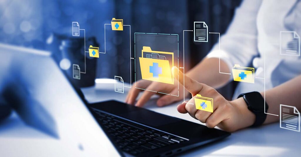Retrieving medical records from multiple sources.