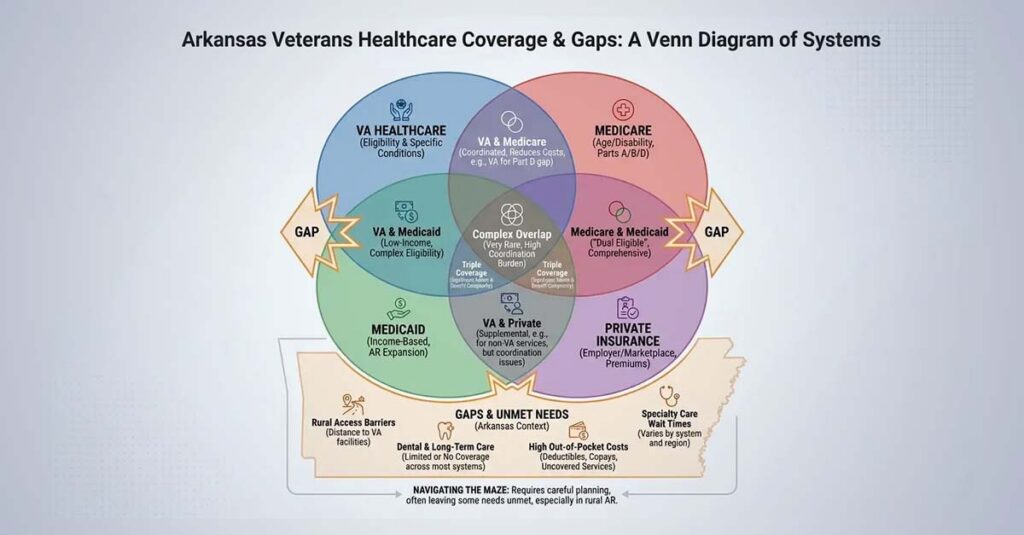 Veteran discussing mental health care options.