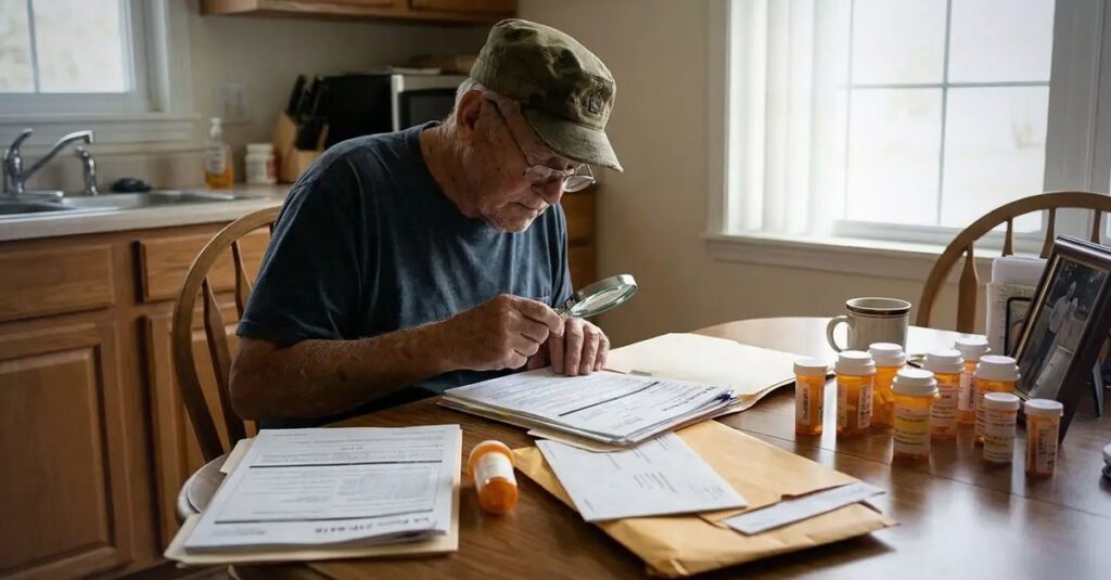 VA Form 21P-8416 medical documentation requirements.