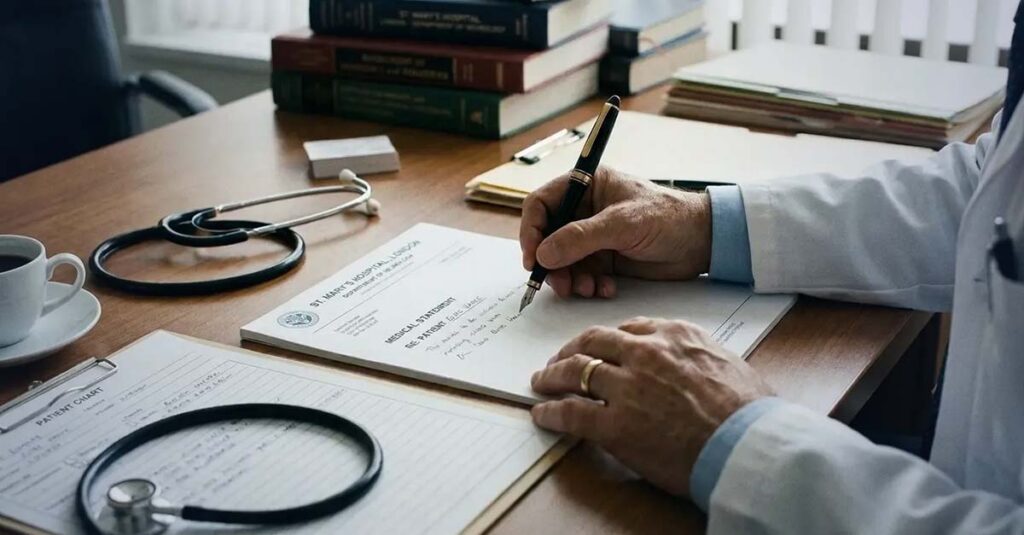 VA Form 21P-8416 medical documentation requirements.