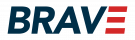 BRAVE blue and red logo.